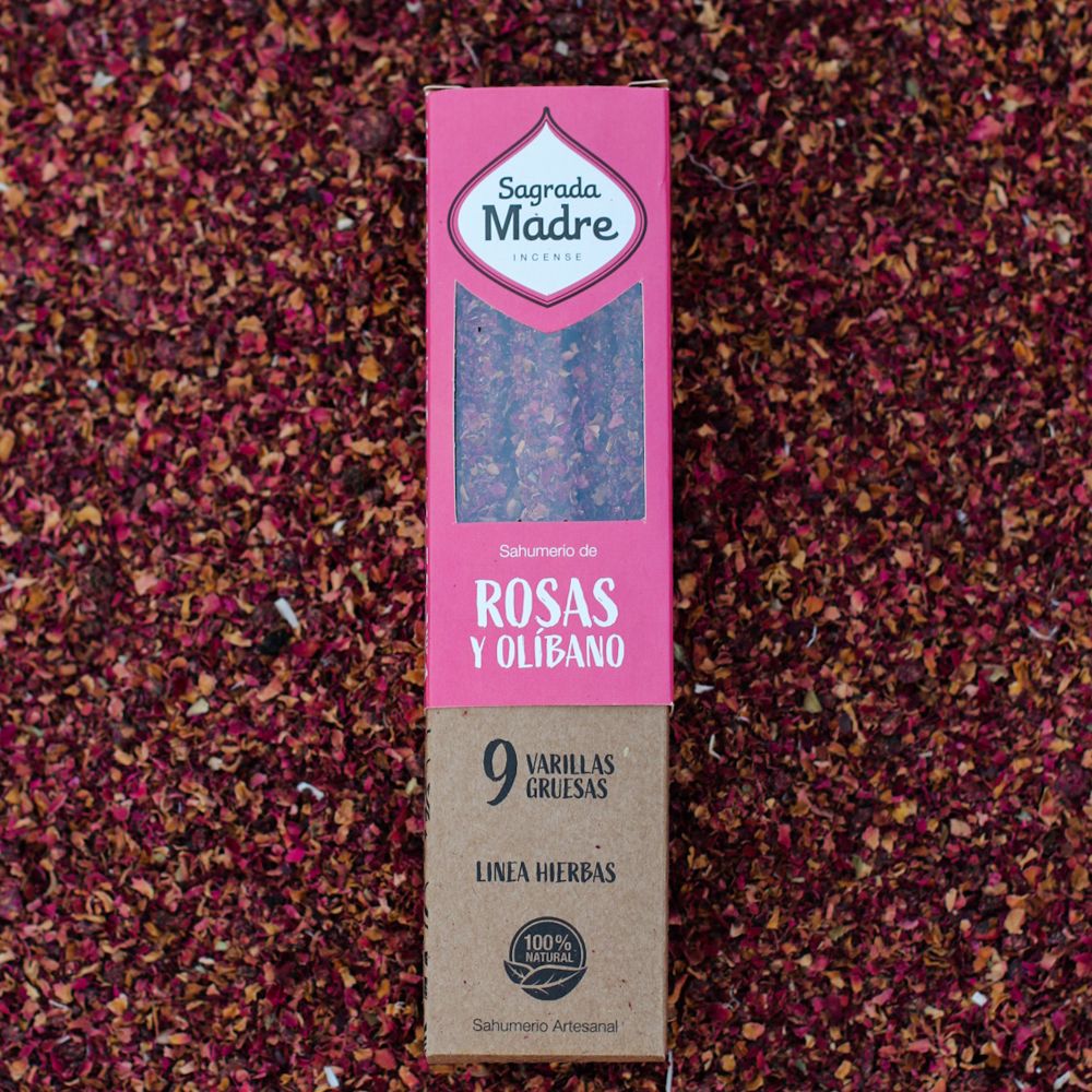 Sagrada Madre | Rose & Olibanum Räucherstäbchen | Liebe & Herzöffnung