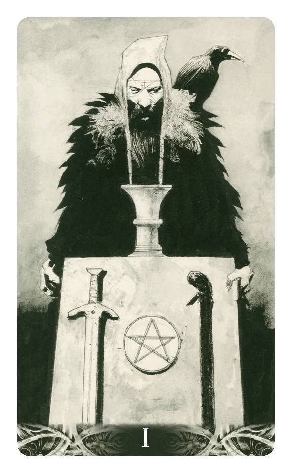 Mord von Krähen MINI Tarotkarten Lo Scarabeo – Prophezeiung, Schatten & die Weisheit der Krähen